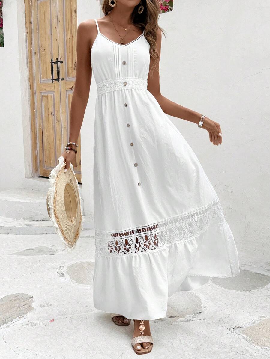 Robe Longue Blanche Dentelle